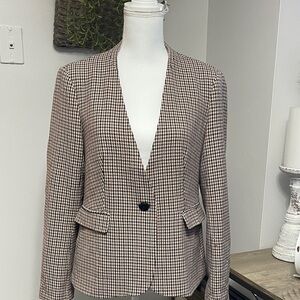 Premise Studio Multicolor Houndstooth Blazer